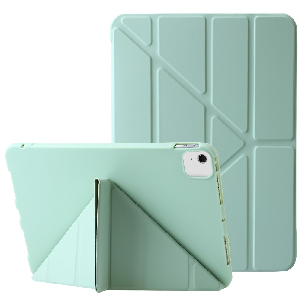 Origamis intelligens pozícionáló tok iPad Air 13 (2024)/(2025) - világoszöld