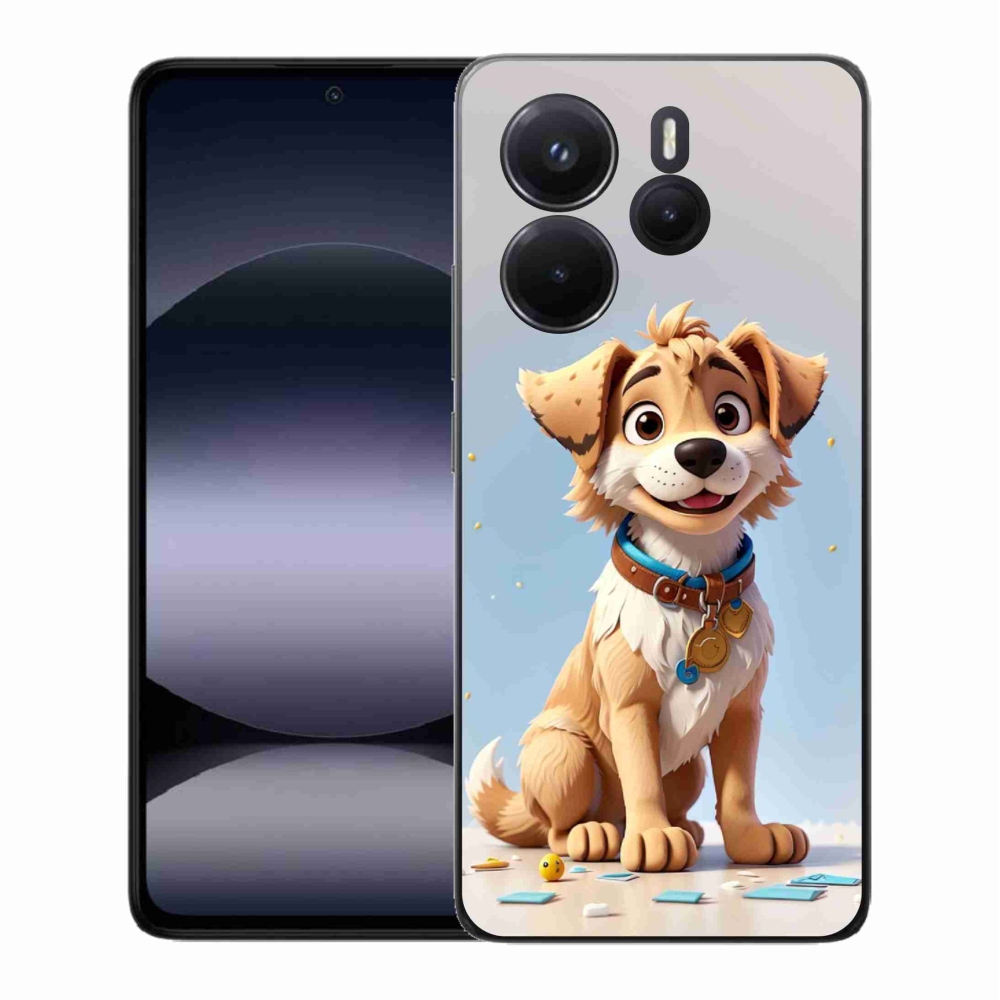 Gél borítás mmCase a Xiaomi Redmi Note 14-hez - rajzfilm kiskutya