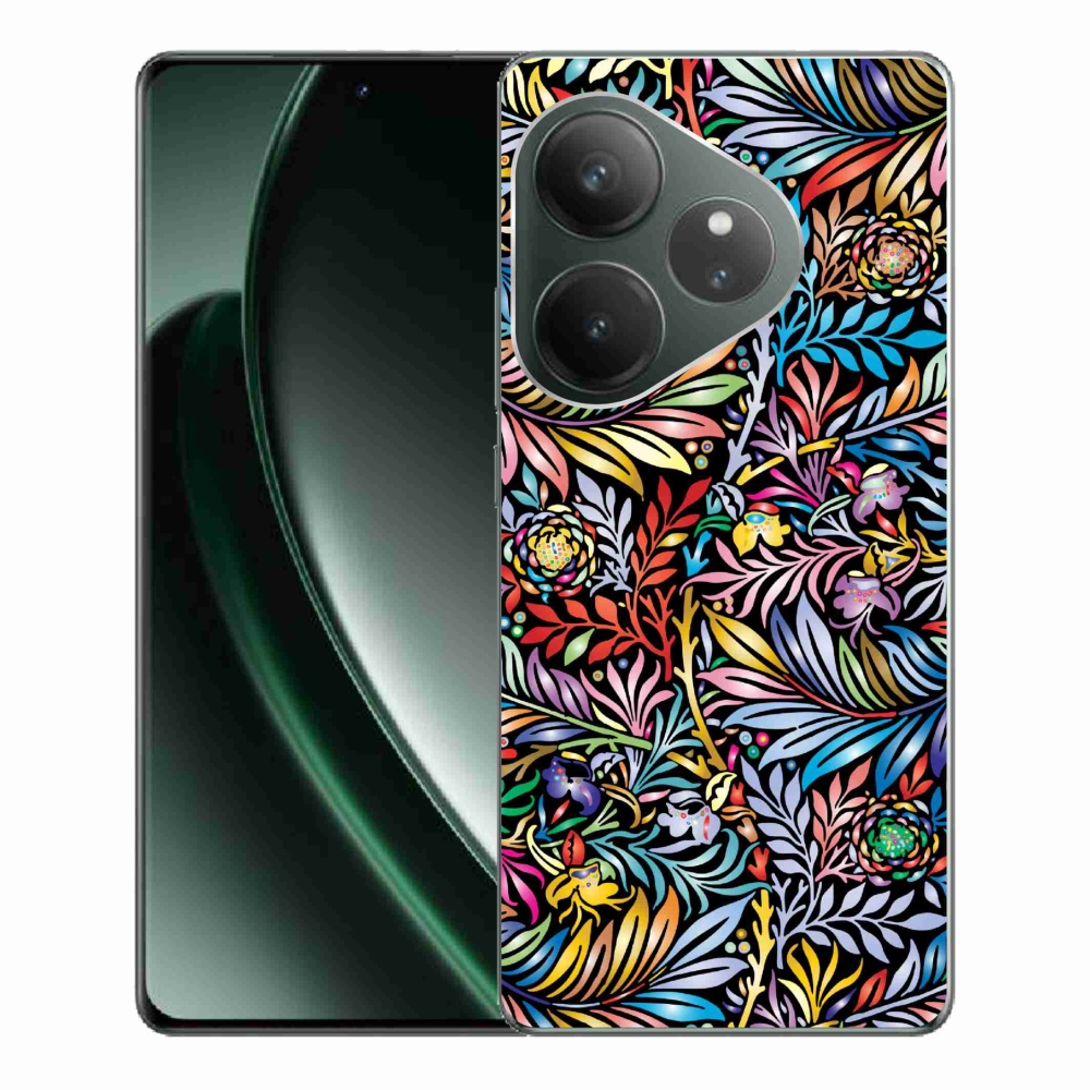 Gél borítás mmCase a Realme GT 6 5G/GT 6T 5G - virágok 5