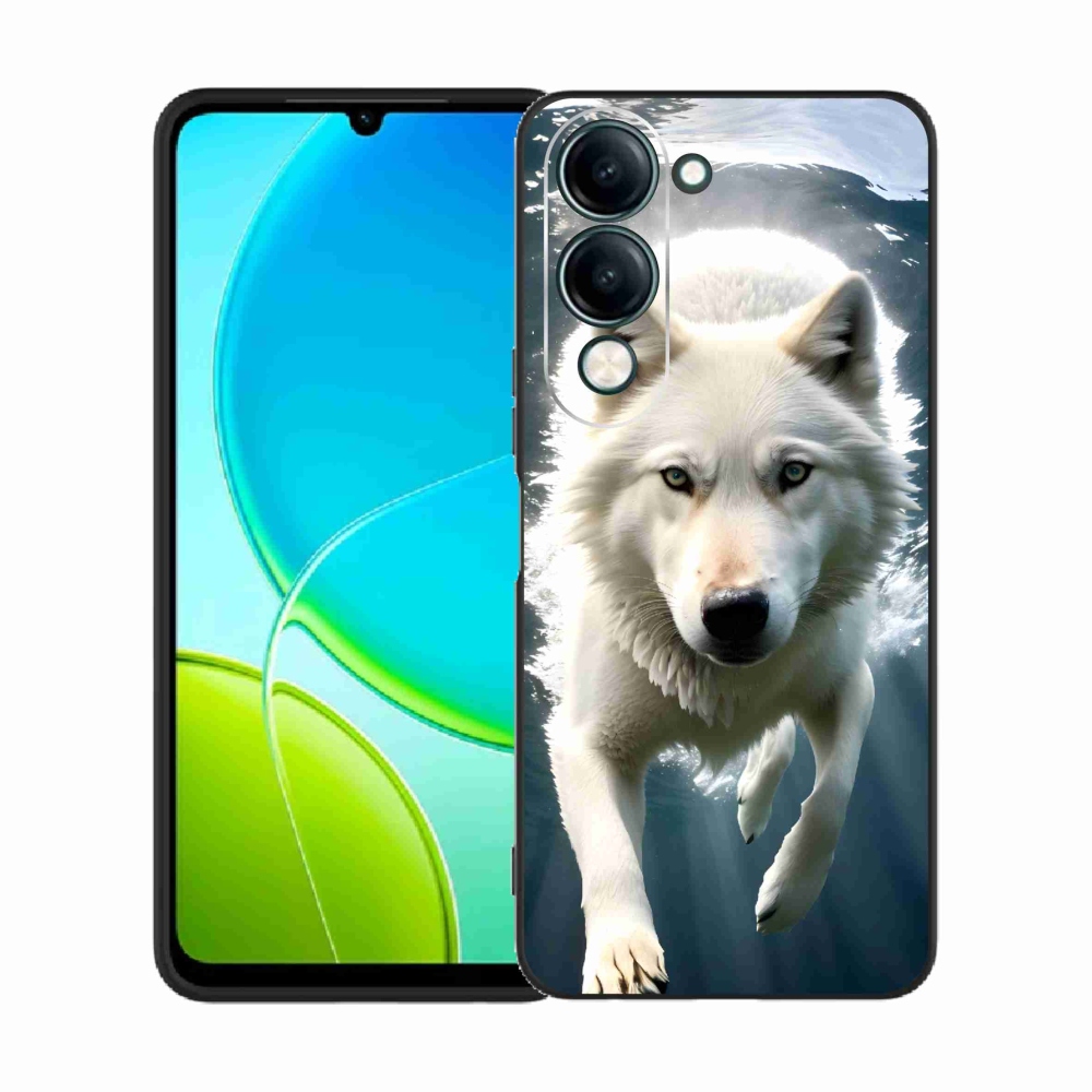 Gél védőburkolat mmCase a Vivo Y29s 5G-hez - fehér farkas