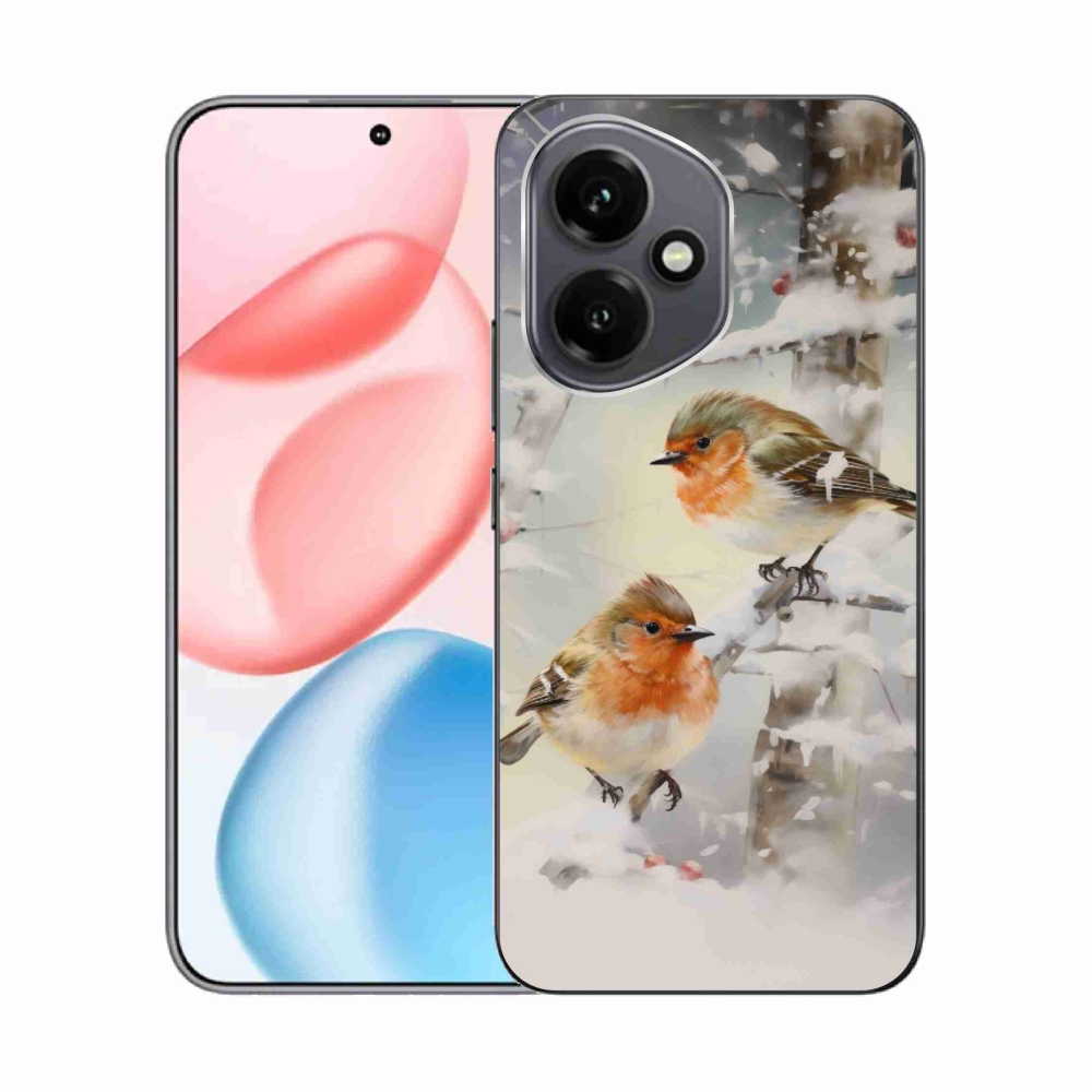 Zselés borítás mmCase a Honor 400-hoz - madarak télen