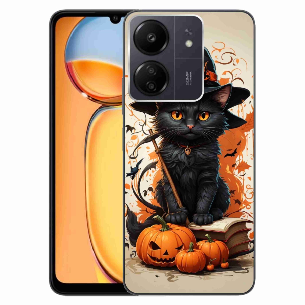 Gél borítás mmCase a Xiaomi Poco C65/Redmi 13C - macska varázslóhoz