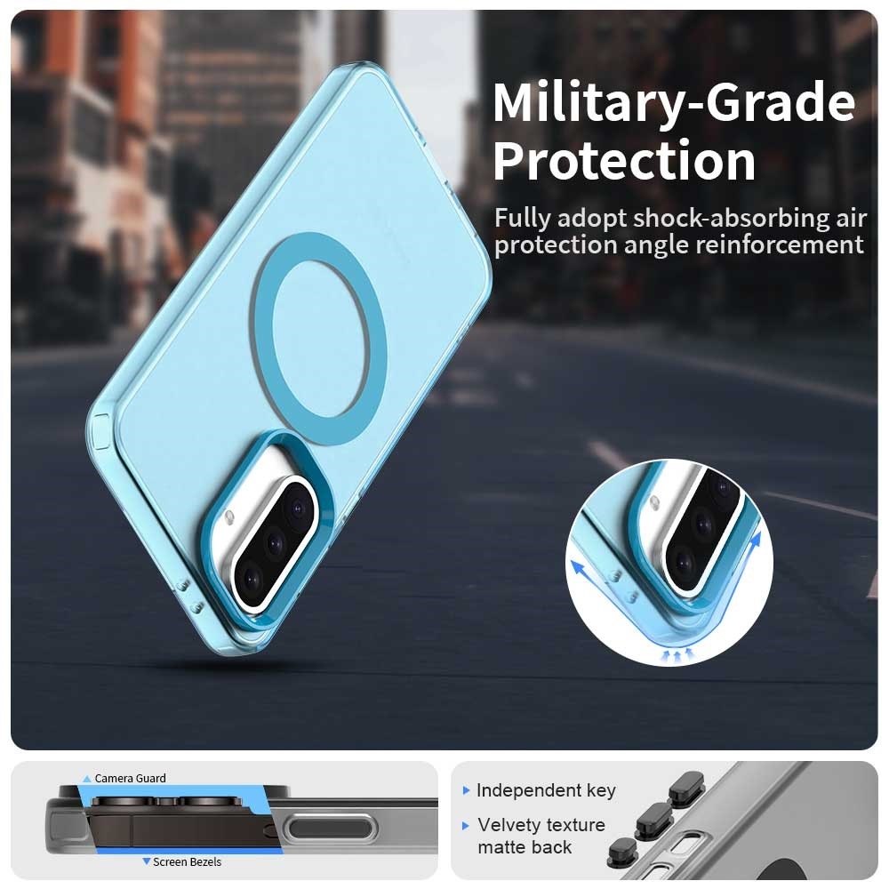 Candy zselés tok MagSafe Samsung Galaxy A36 5G/A56 5G - kék