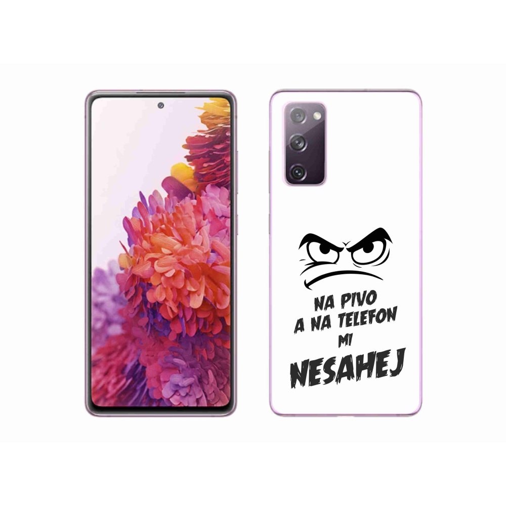 Gél borító mmCase Samsung Galaxy S20 FE - sör motívum 2 fehér háttér