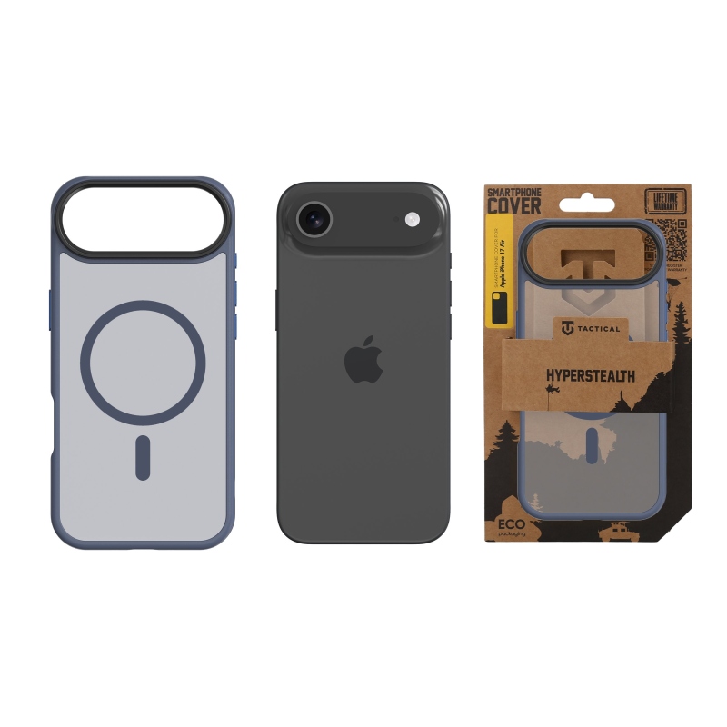 Taktikai MagForce Hyperstealth borító iPhone 17 Air készülékhez Mélykék