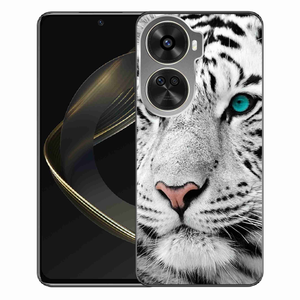 Gél borítás mmCase a Huawei Nova 12 SE-hez - fehér tigris