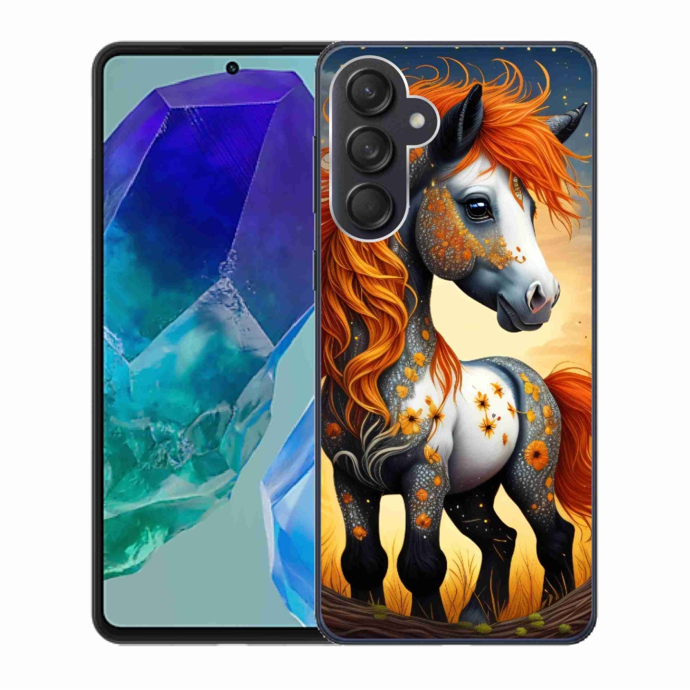 Zselés borítás mmCase Samsung Galaxy M55 5G - színes póni