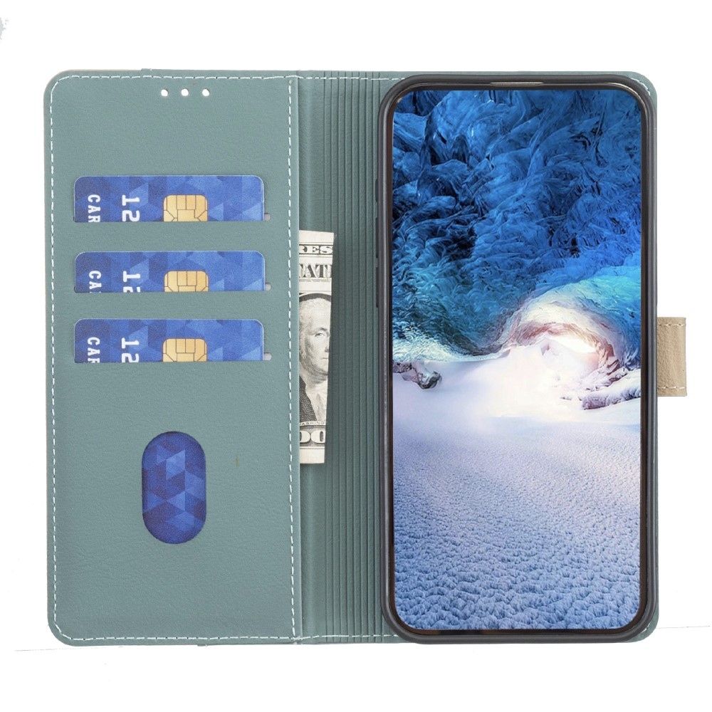 BNF DUO könyvtáska a Realme 14 5G készülékhez - zöld