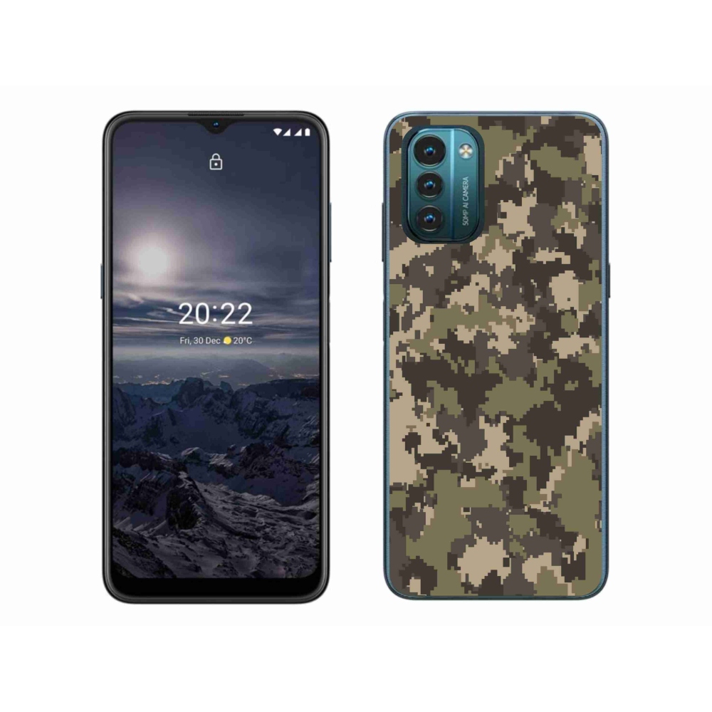 Zselés tok mmCase a Nokia G11/G21 készülékhez - terepszínű minta 12