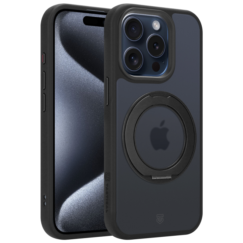 Tactical MagForce Hyperstand tok az Apple iPhone 15 Pro-hoz, Asphalt színben