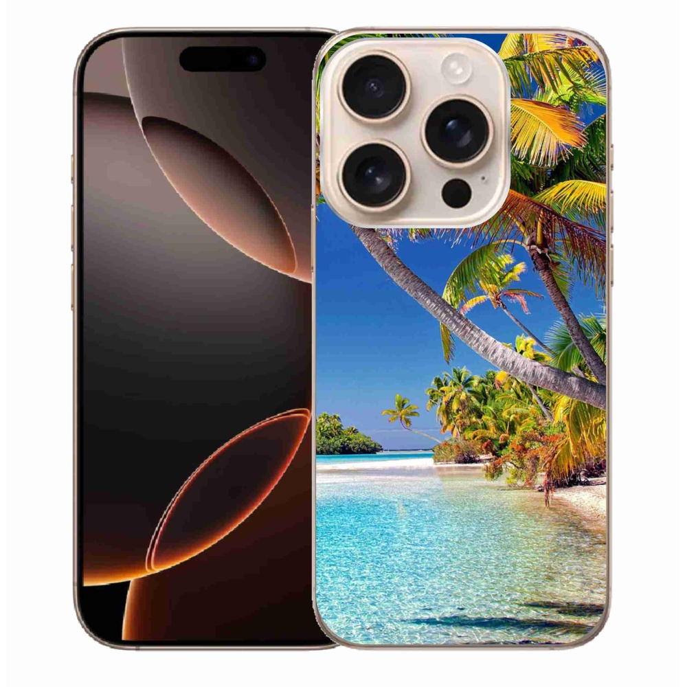 Gél tok mmCase iPhone 16 Pro Max készülékhez - tengerparti tengerpart