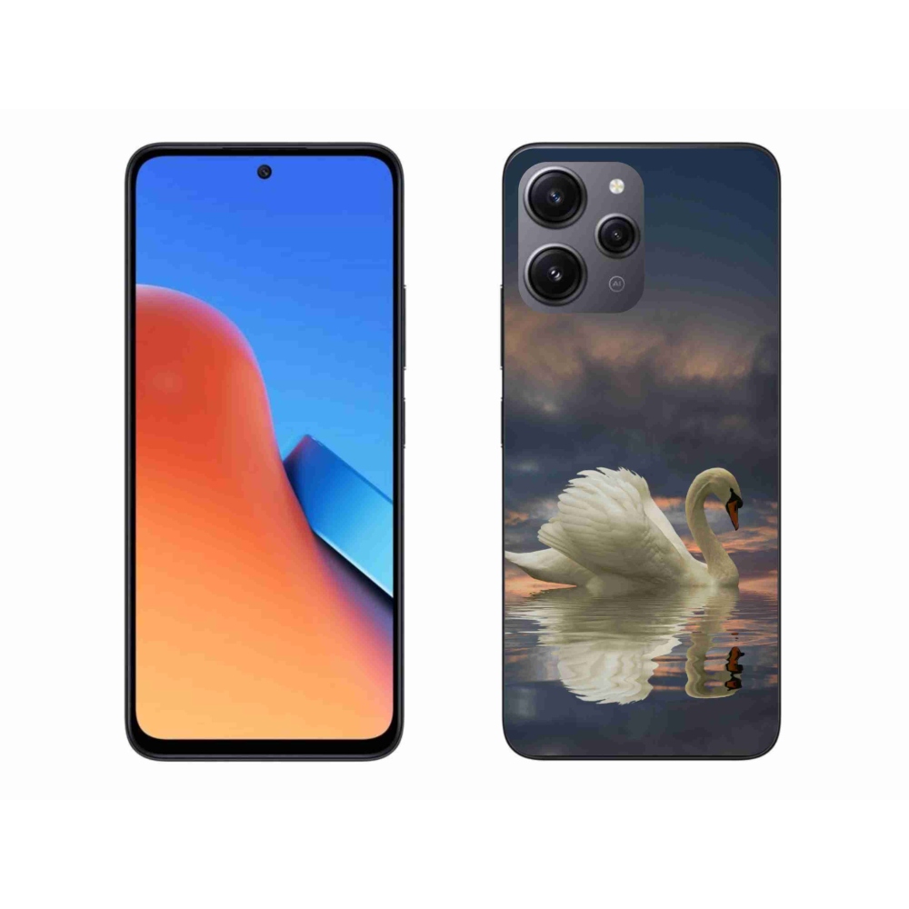 Gél borítás mmCase a Xiaomi Redmi 12-hez - hattyú
