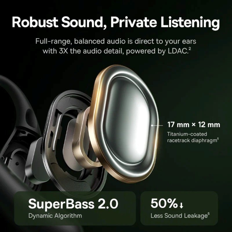 Baseus Bass BF1 Pro Eli Sport 2 vezeték nélküli fülhallgató, Cosmic Black