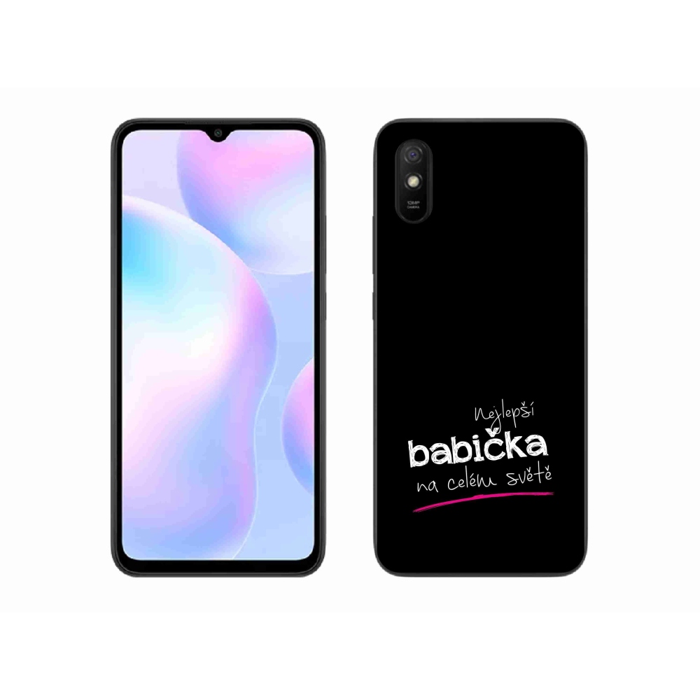Gél borító mmCase a Xiaomi Redmi 9AT - a legjobb nagymama 4 fekete háttérrel