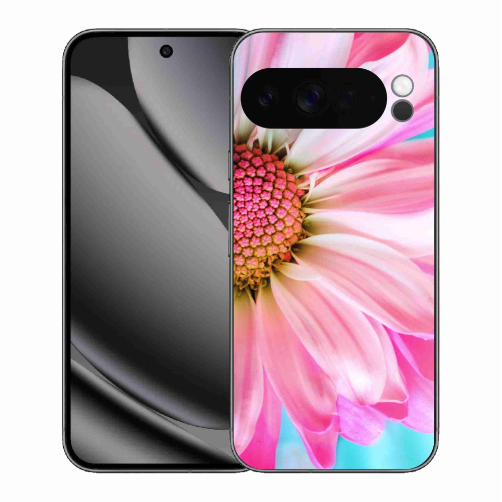 Gél védőhuzat mmCase a Google Pixel 10 Pro XL-hez - rózsaszín virág