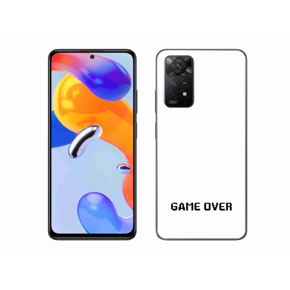 Gél borítás mmCase a Xiaomi Redmi Note 11 Pro 4G/5G számára - játék fehér háttérrel