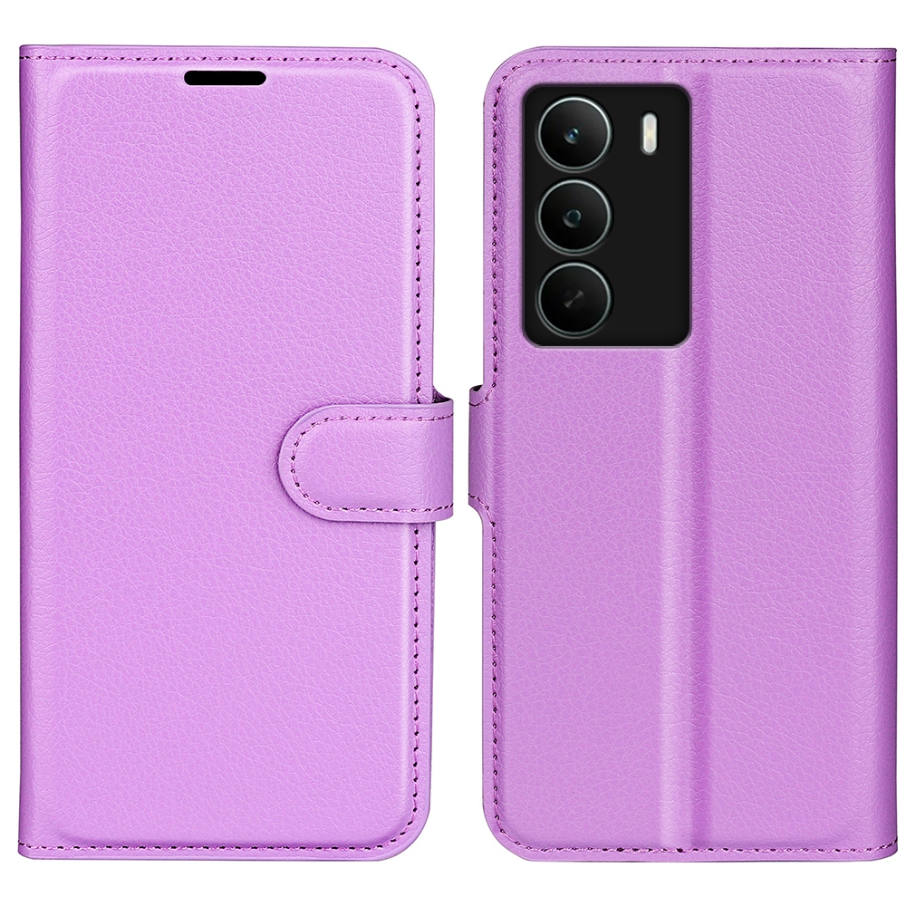 Litchi könyvtáska a Realme C71 készülékhez - lila