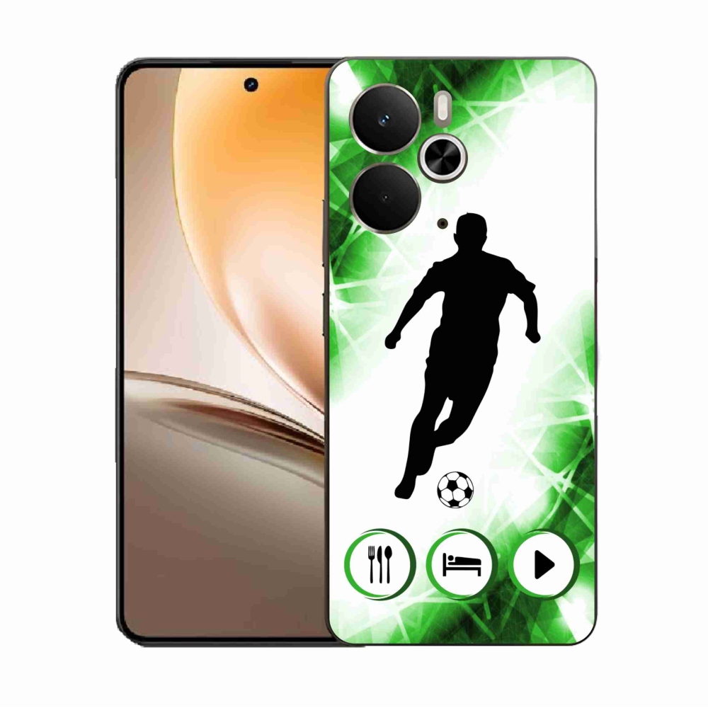 Gél borítás mmCase a Realme 14 5G/14T 5G számára - focista