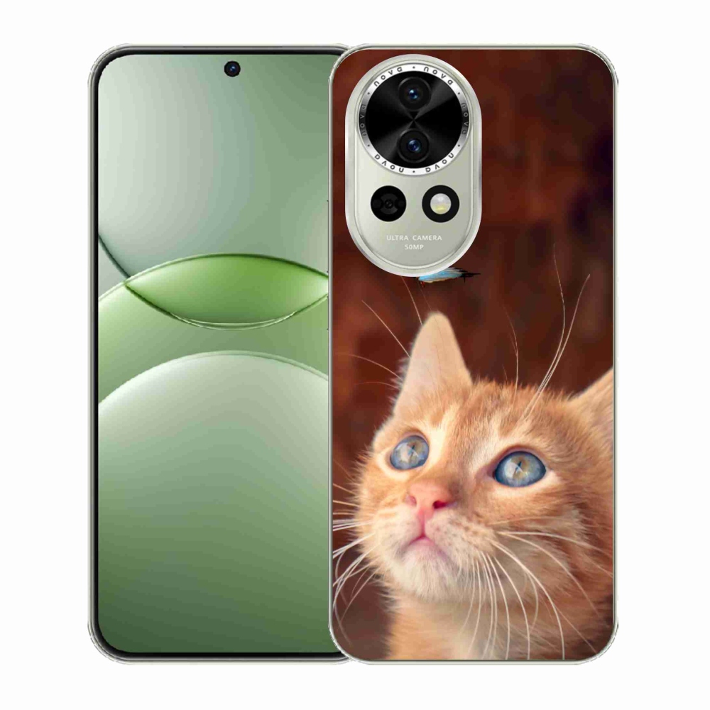 Gél borító mmCase a Huawei Nova 13 5G számára - pillangó és cica