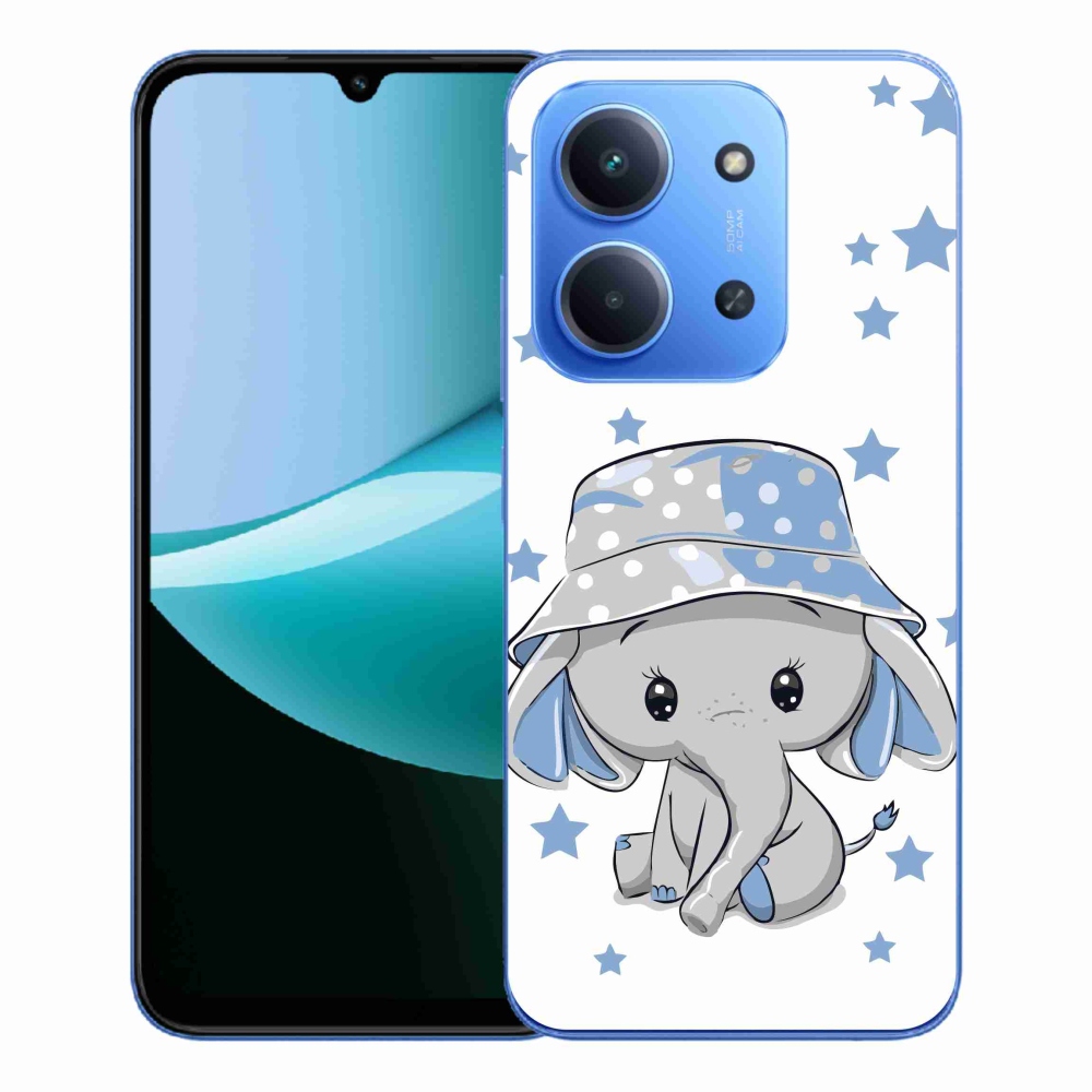 Gél borítás mmCase a Xiaomi Redmi 15C 4G/5G (173mm) - kék elefánthoz