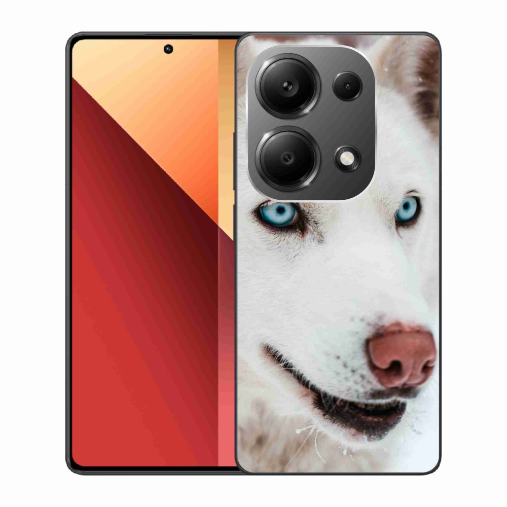 Gél tok mmCase a Xiaomi Redmi Note 13 Pro 4G/Poco M6 Pro számára - kutyaszemmel nézve