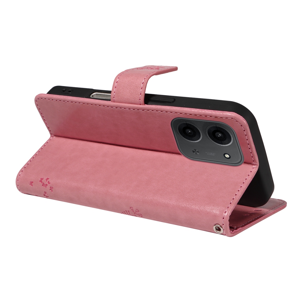 Fák könyve tok Xiaomi Redmi 15C 4G/5G (173mm) - rózsaszínű