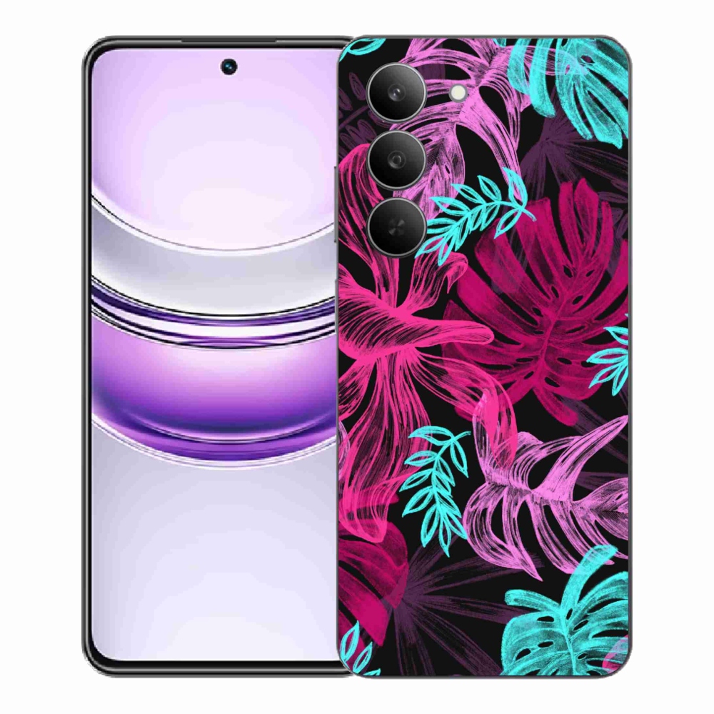 Zselés borítás mmCase a Realme 14x 5G készülékhez - virágok 1