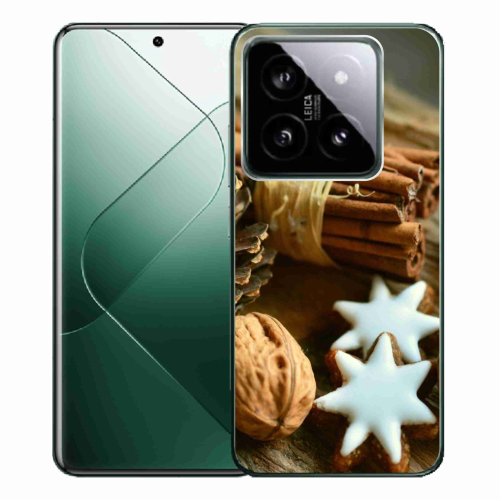 Gél borítás mmCase a Xiaomi 14 Pro számára - fahéj és mézeskalács