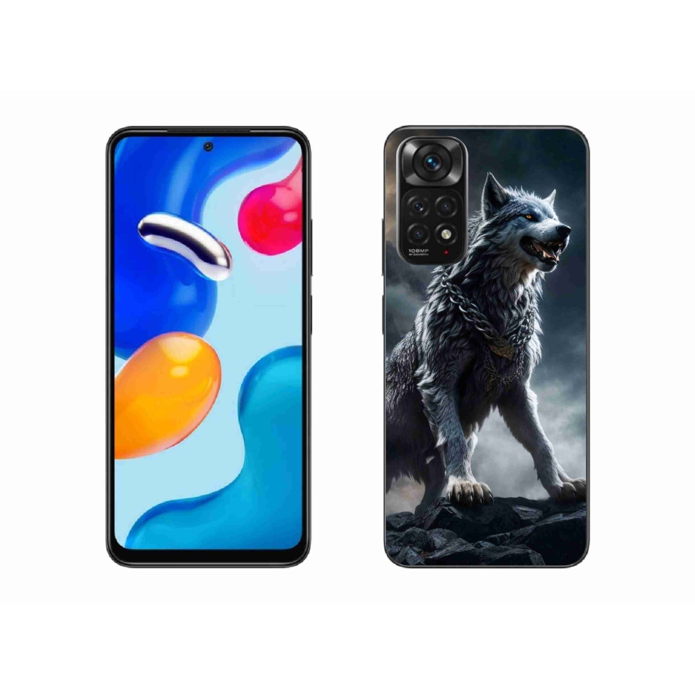 Gél borítás mmCase a Xiaomi Redmi Note 11S 4G-hez - farkas 1