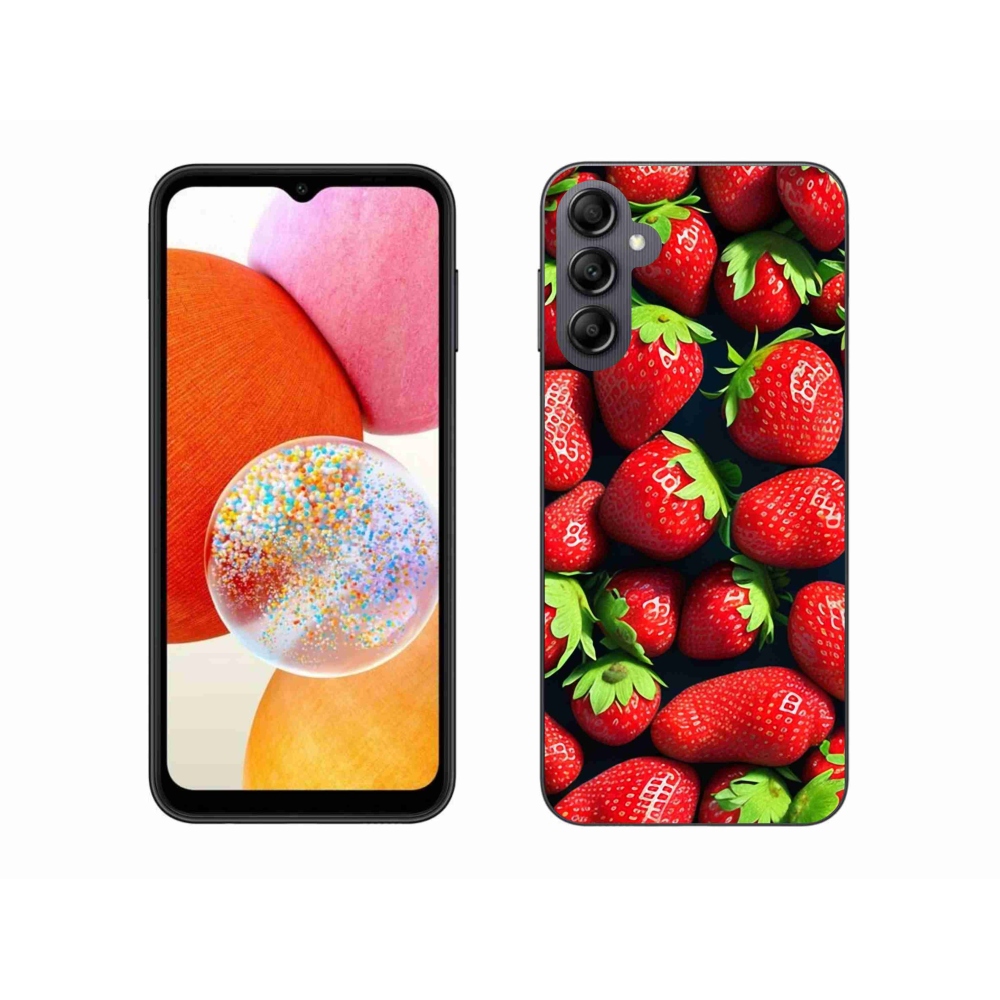Zselés borítás mmCase Samsung Galaxy A14 4G/5G - eper
