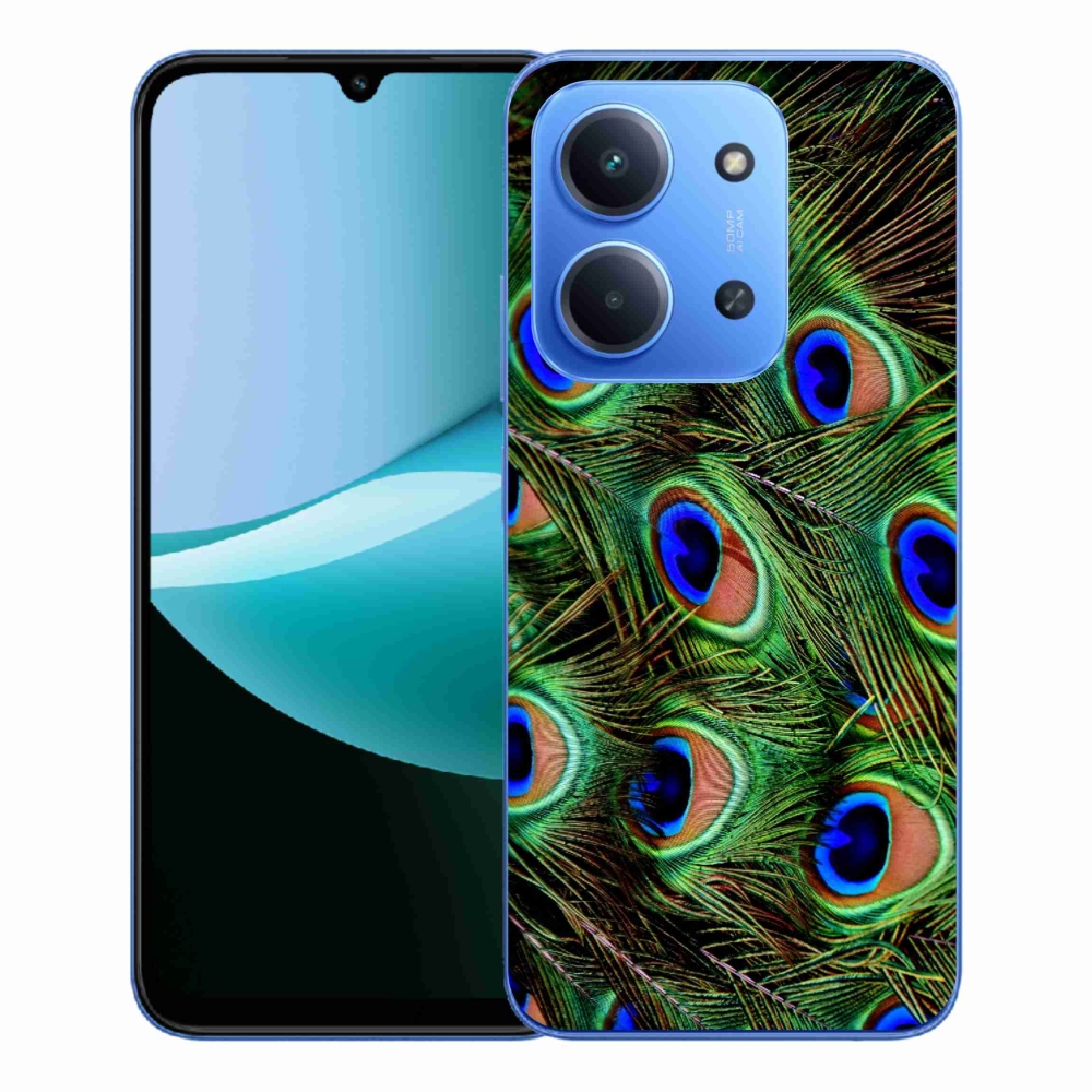 Gél borítás mmCase a Xiaomi Redmi 15C 4G/5G (173mm) - pávatoll