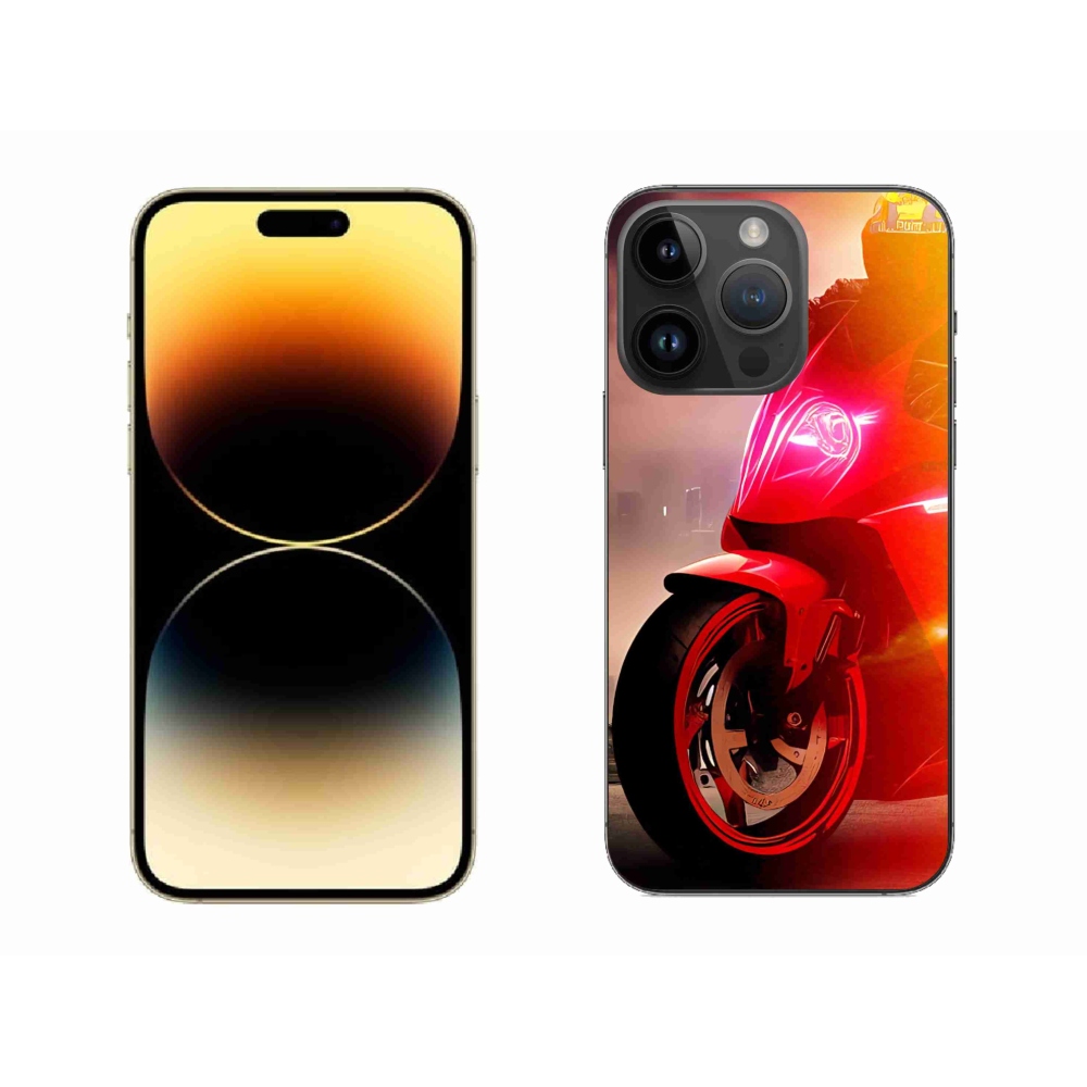 Zselés borítás mmCase iPhone 14 Pro Max készülékhez - motorbicikli