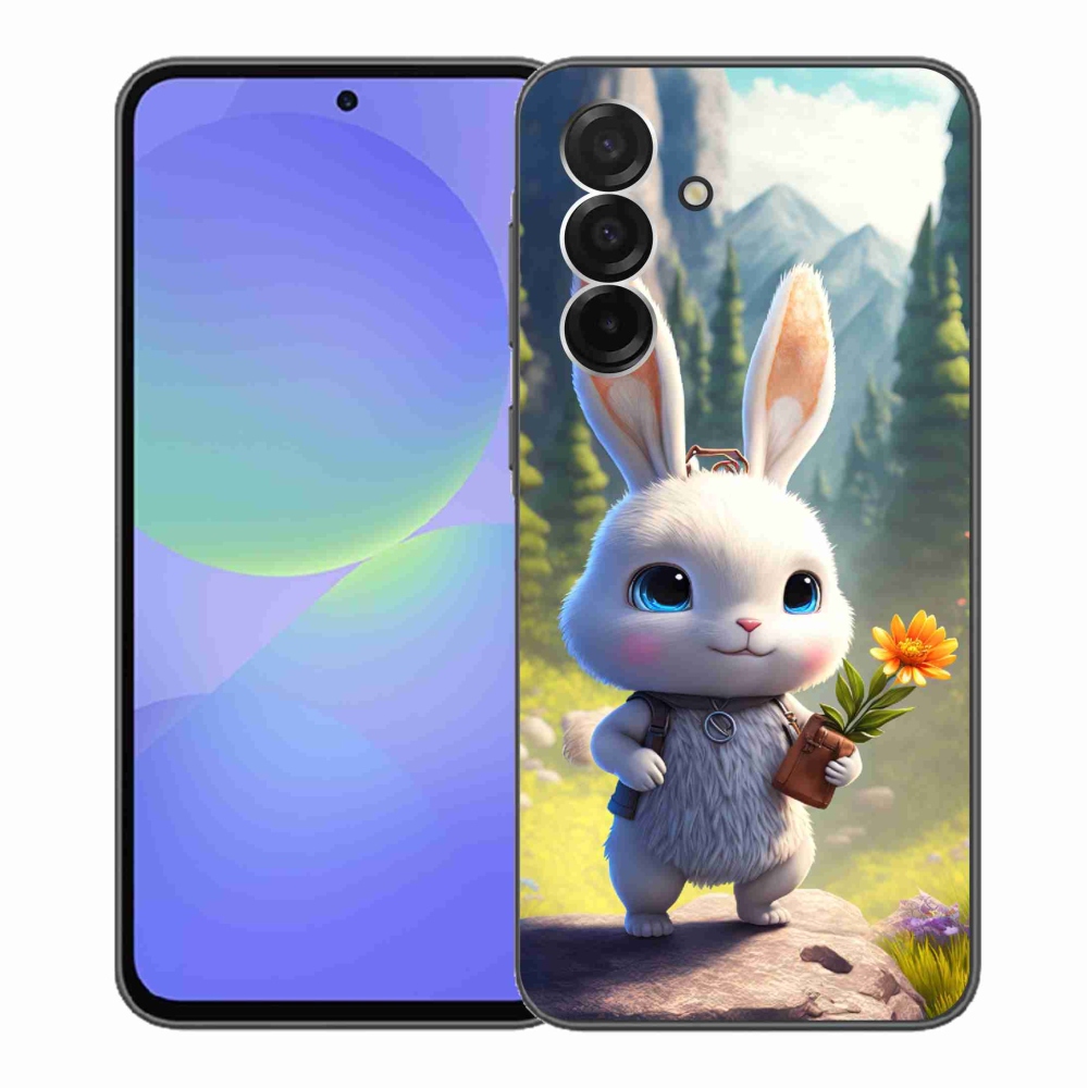 Gél védőhuzat mmCase Samsung Galaxy A36 5G - aranyos nyuszi