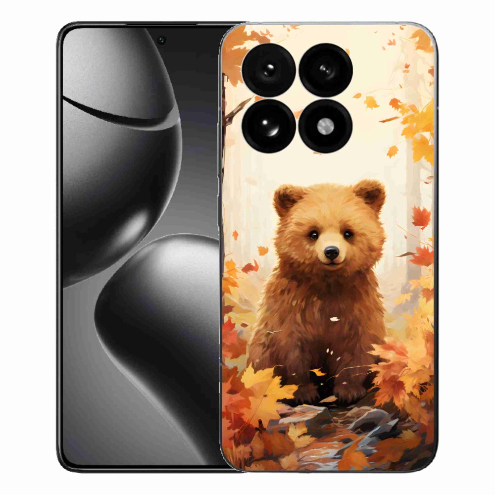 Gél borítás mmCase a Xiaomi 15T-hez - medve az erdőben