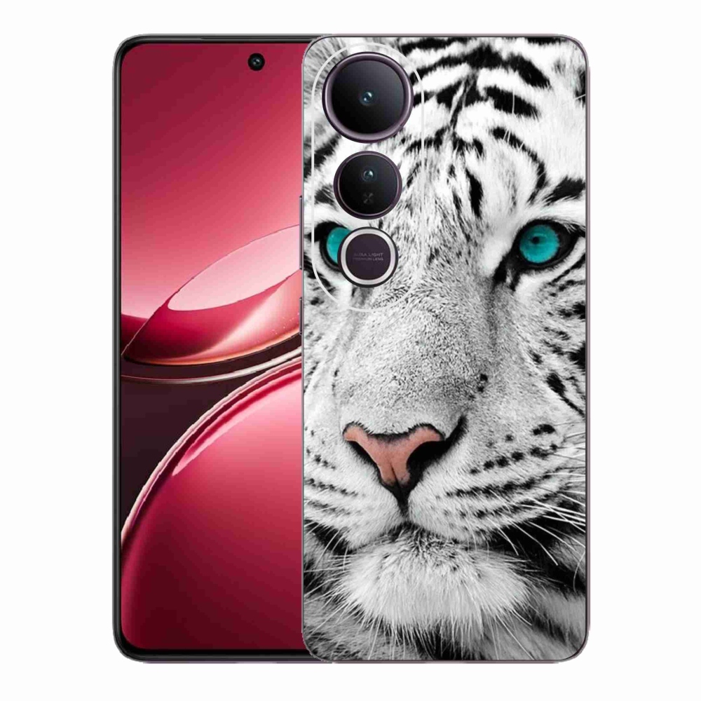 Gél borítás mmCase a Vivo V50 Lite 4G/5G készülékhez - fehér tigris
