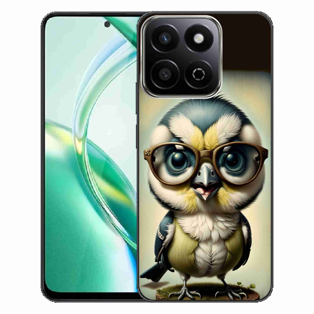 Zselés borítás mmCase a Honor 200 Smart 5G készülékhez - kölyök szemüvegben