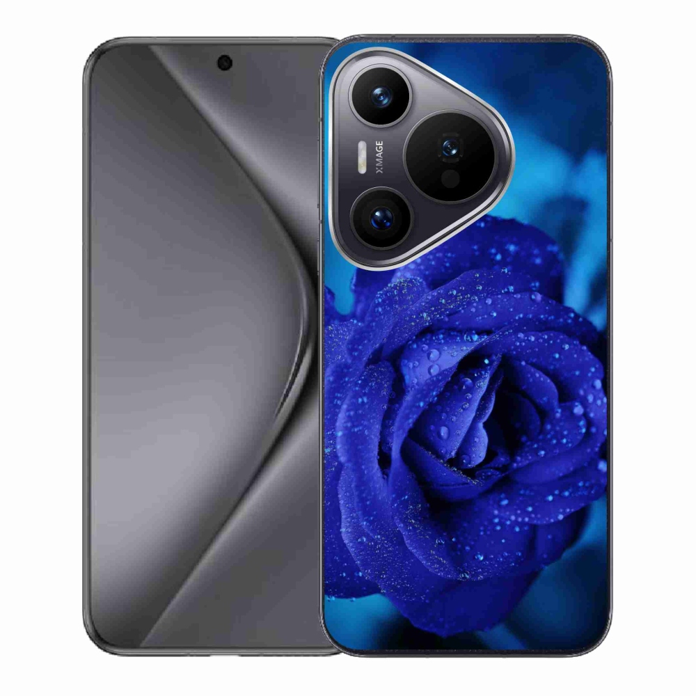 Gél tok mmCase a Huawei Pura 70 készülékhez - kék rózsa