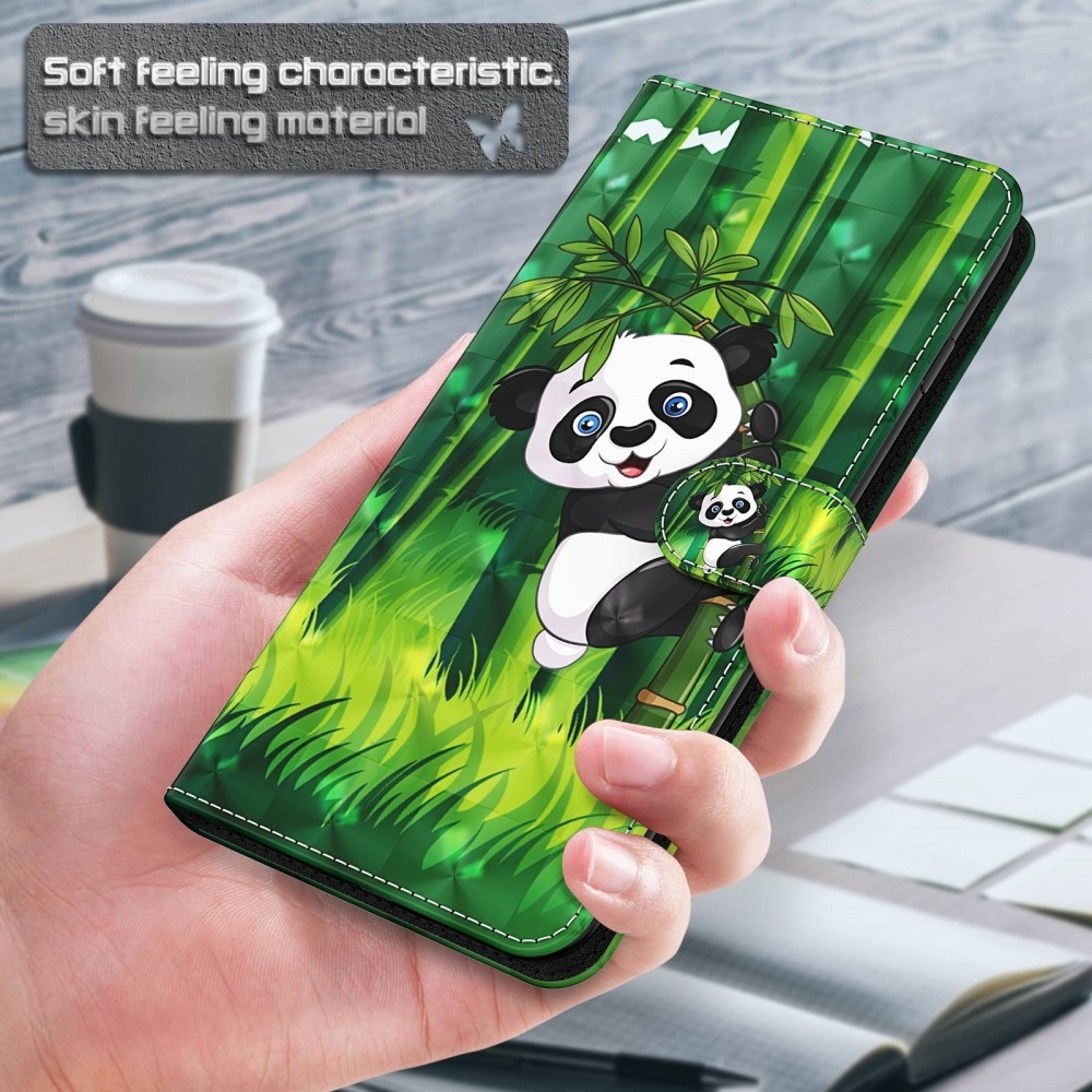 Nyomtatott könyv tok Xiaomi Redmi Note 13 Pro+ 5G - panda a bambuszon