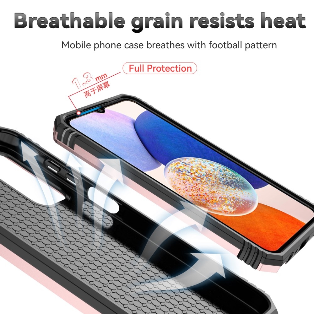 Csúszásálló borítás Samsung Galaxy A35 5G készülékhez - rózsa arany