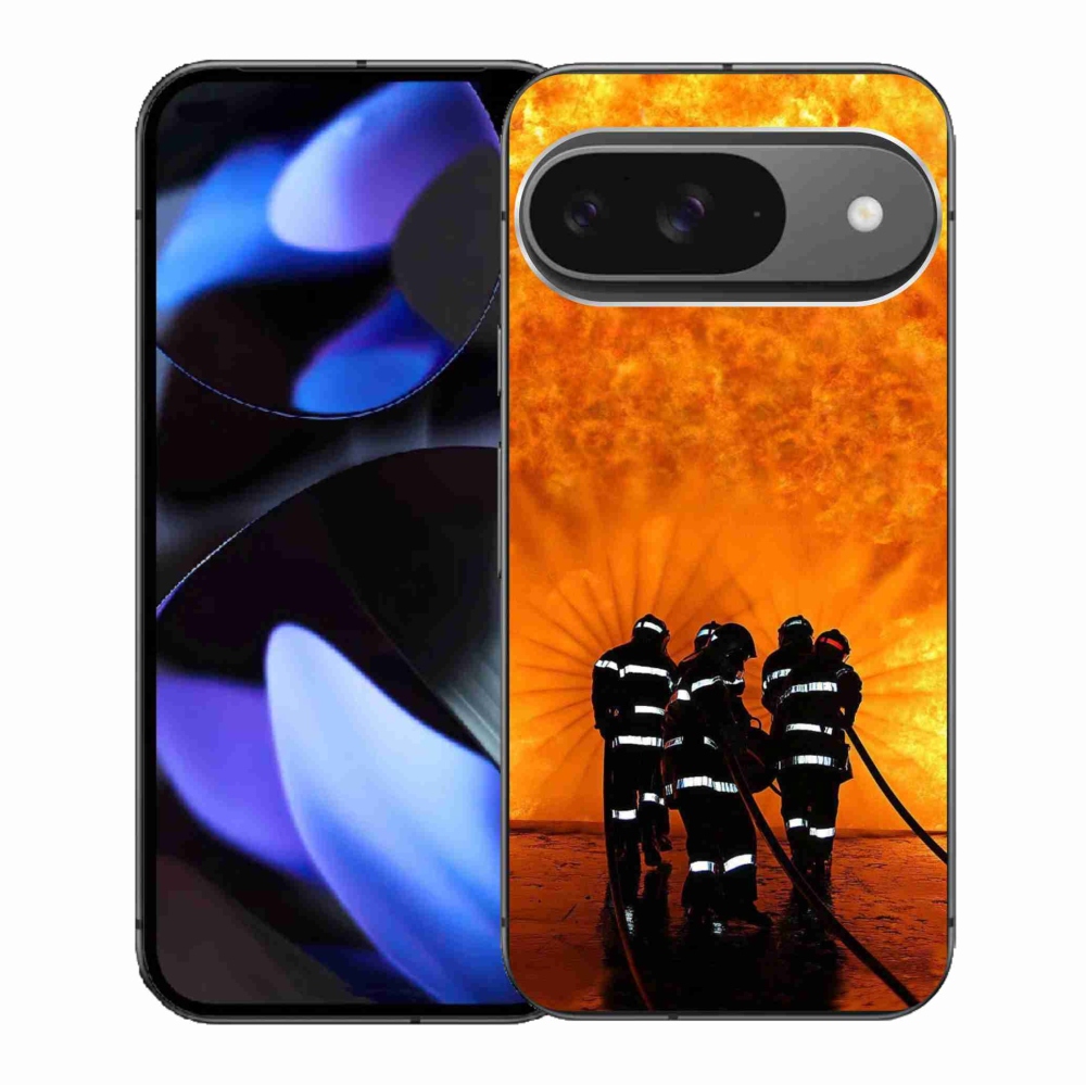 Gél borítás mmCase a Google Pixel 9/9 Pro készülékhez - Tűz