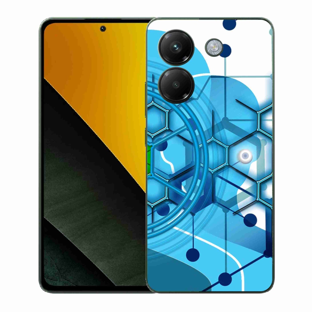 Gél borítás mmCase a Xiaomi Poco M7 Pro 5G számára - absztrakt minta 2