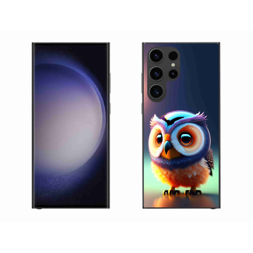 Zselés borítás mmCase Samsung Galaxy S23 Ultra 5G - bagoly