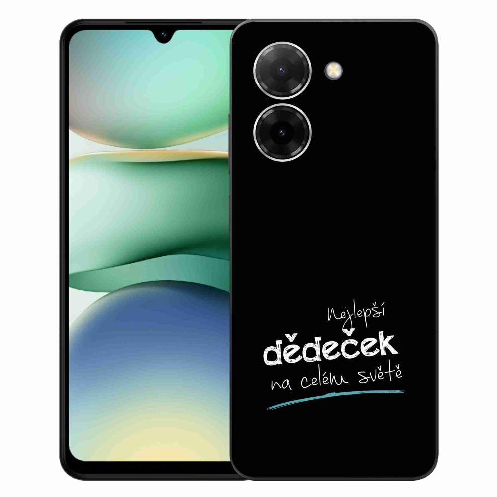 Gél borító mmCase a Xiaomi Redmi A5 (171.7x77.8x8.3mm) - a legjobb nagypapa 3 fekete háttérrel