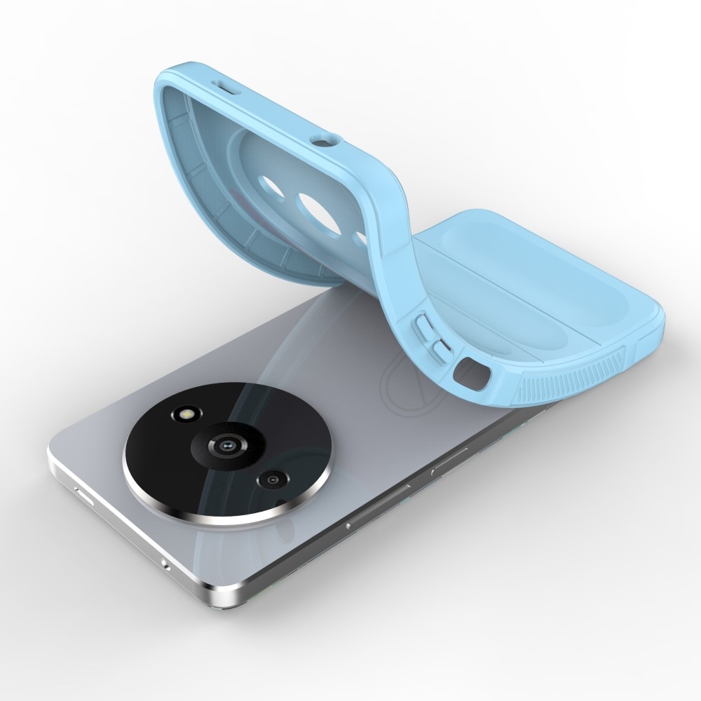 Rugg tartós zselés tok Xiaomi Redmi A3-hoz - világoskék színű