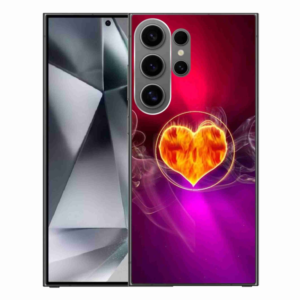 Gél borítás mmCase Samsung Galaxy S24 Ultra - tüzes szív