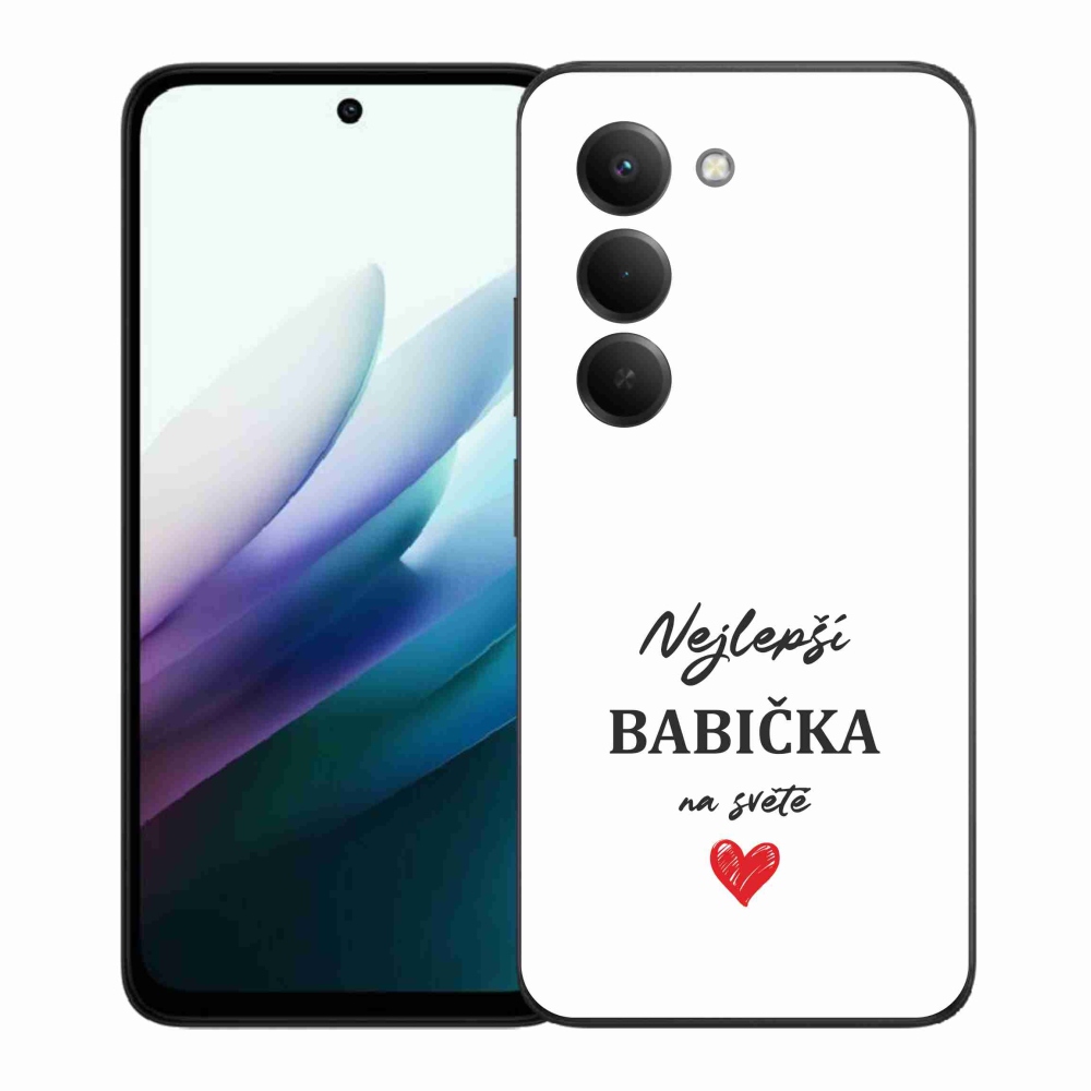 Gél borító mmCase a Xiaomi Redmi 15 4G/5G (171mm) - legjobb nagymama 1 fehér háttérrel