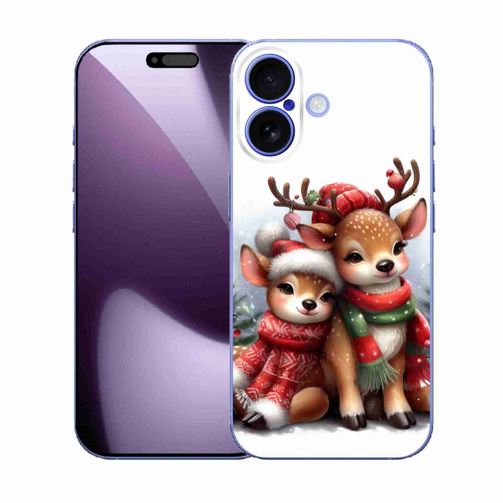 Zselés borítás mmCase iPhone 17 készülékhez - Karácsonyi rénszarvas