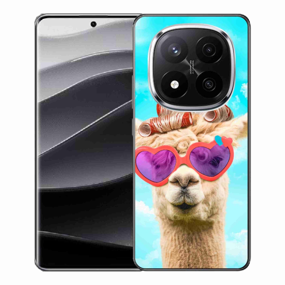 Zselés borítás mmCase a Xiaomi Redmi Note 14 Pro+ 5G számára - szemüveges láma