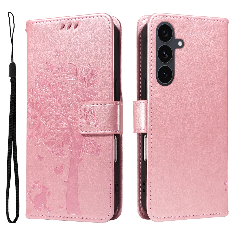 Fák könyve tok Samsung Galaxy S25 FE - rózsaarany