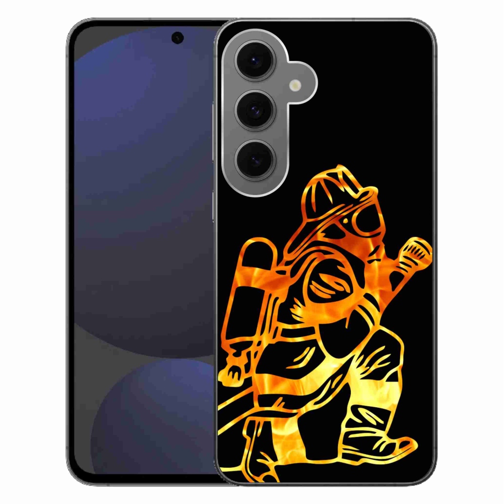 Zselés borítás mmCase Samsung Galaxy S24 FE - tűzoltó 1